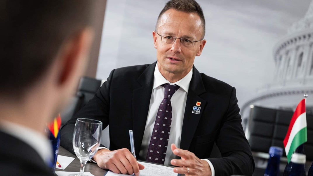 Министр иностранных дел Венгрии Петер Сийярто