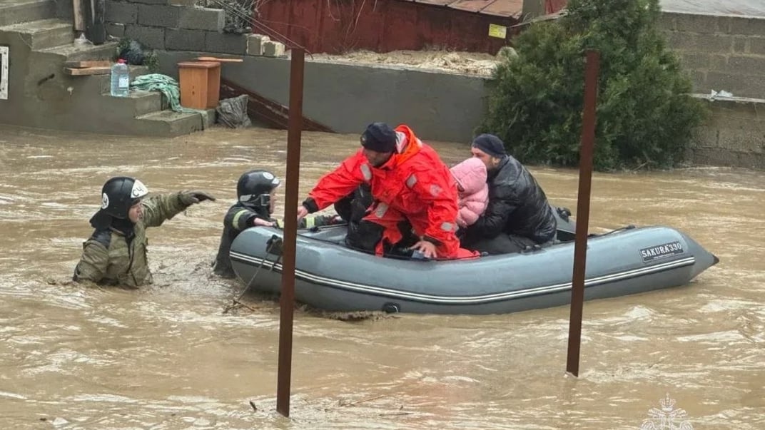 Підтоплення у російській республіці Дагестан