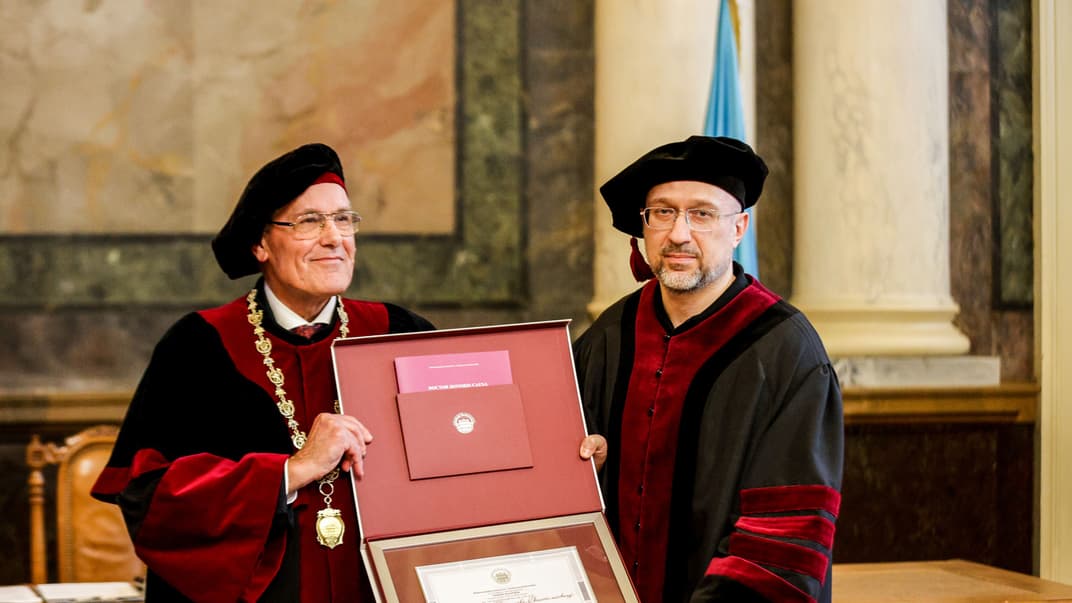 Шмигаль отримав звання Doctor Honoris
