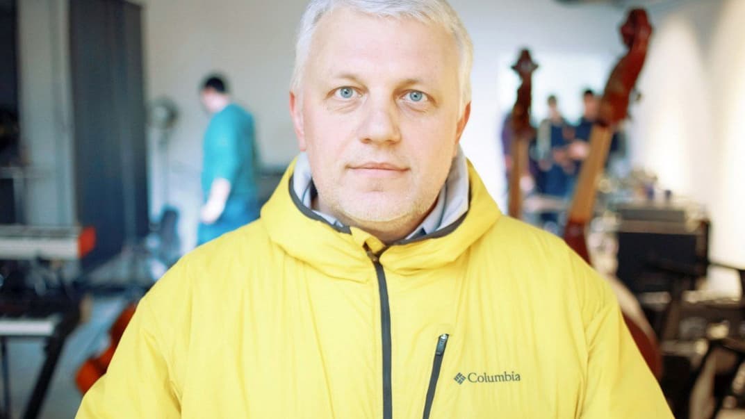 Журналіст Павло Шеремет у Києві, 27 лютого 2015 року
