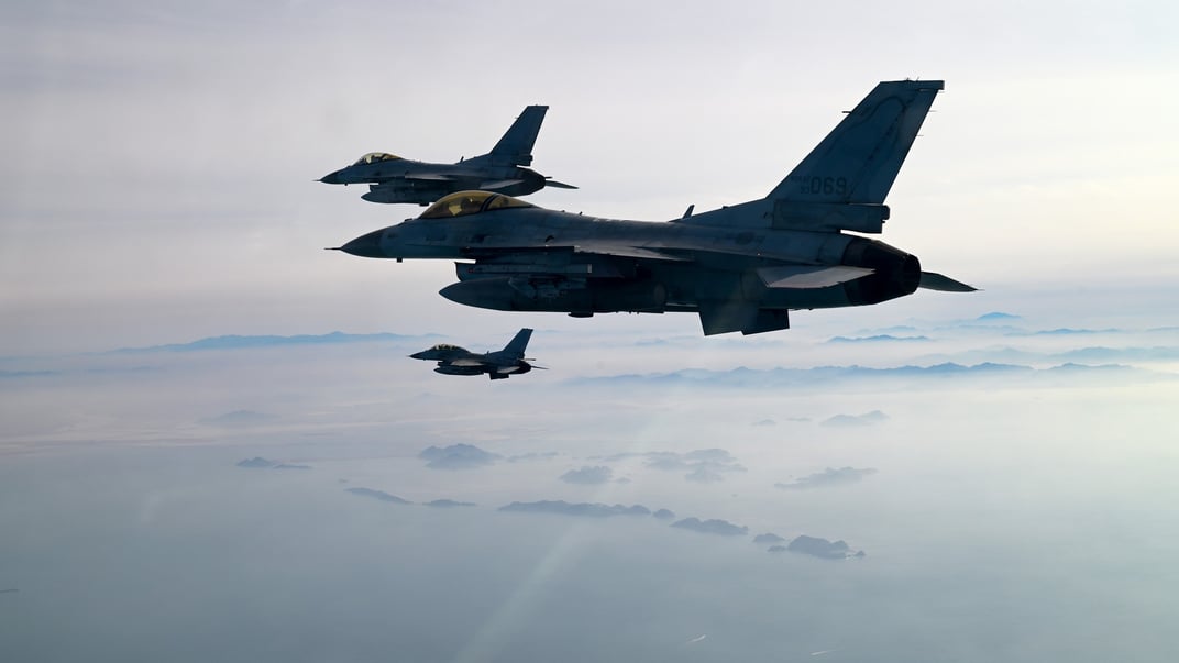 Ілюстративне фото. Корейські винищувачі KF-16