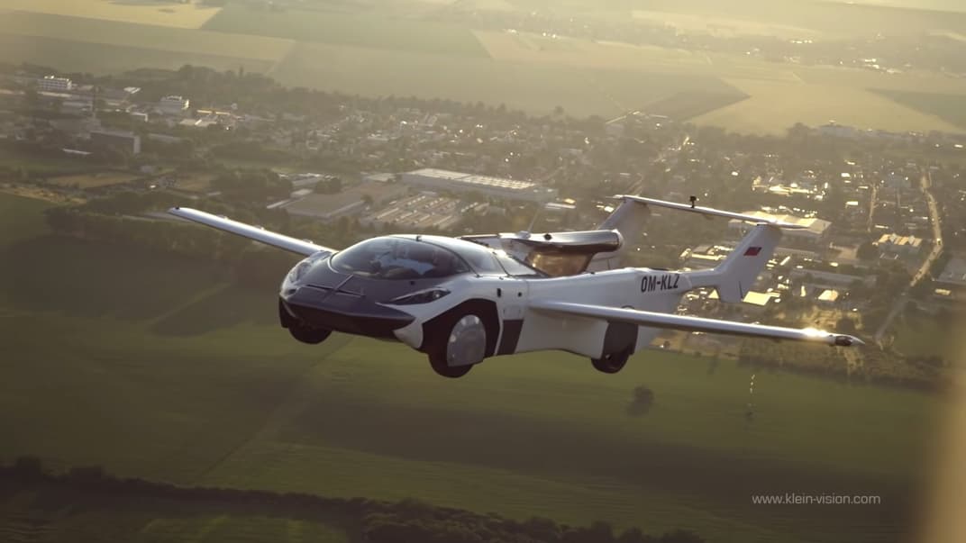 Полет AirCar стал первым междугородним перелетом для летучих авто