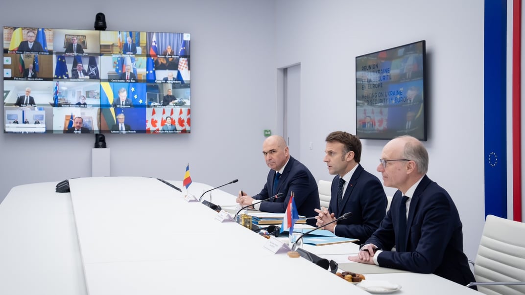 Встреча лидеров Европы и Канады, созванная по инициативе президента Франции Эмманюэля Макрона, 19 февраля 2025 года