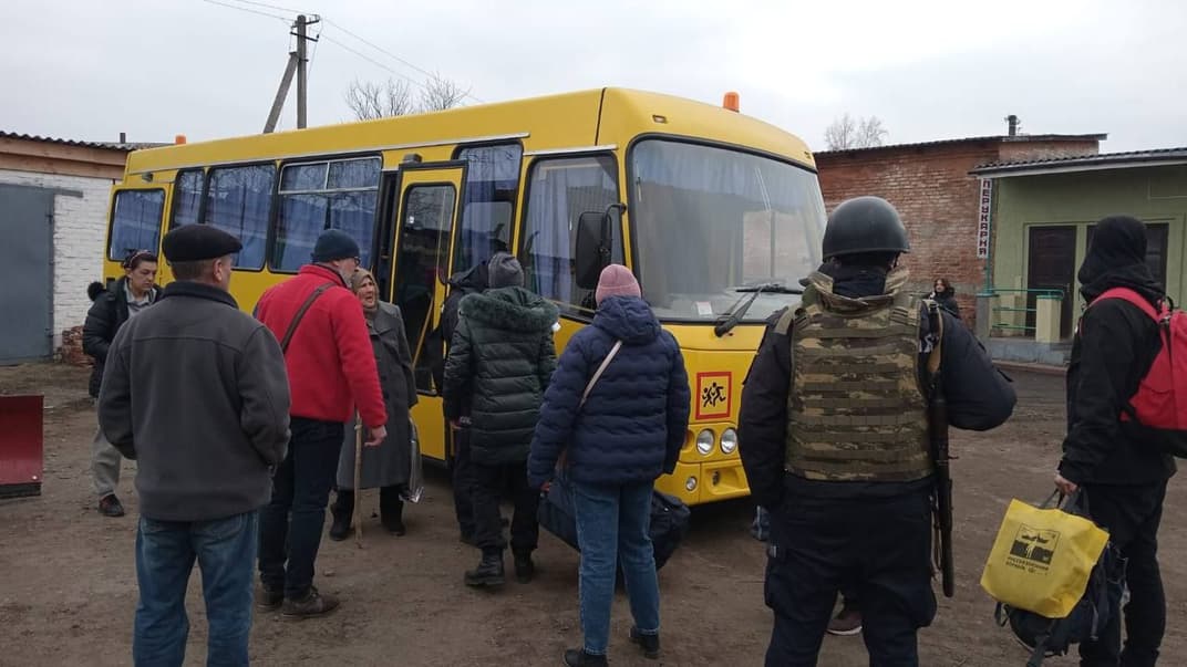 Эвакуация из пограничья Сумской области