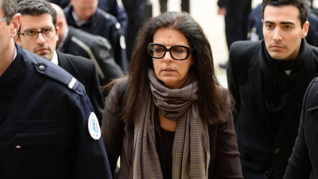 Франсуаза Беттенкур-Меєрс, піввласниця французької компанії L'Oreal, біля будівлі суду, в Бордо, Франція, 27 січня 2015 року