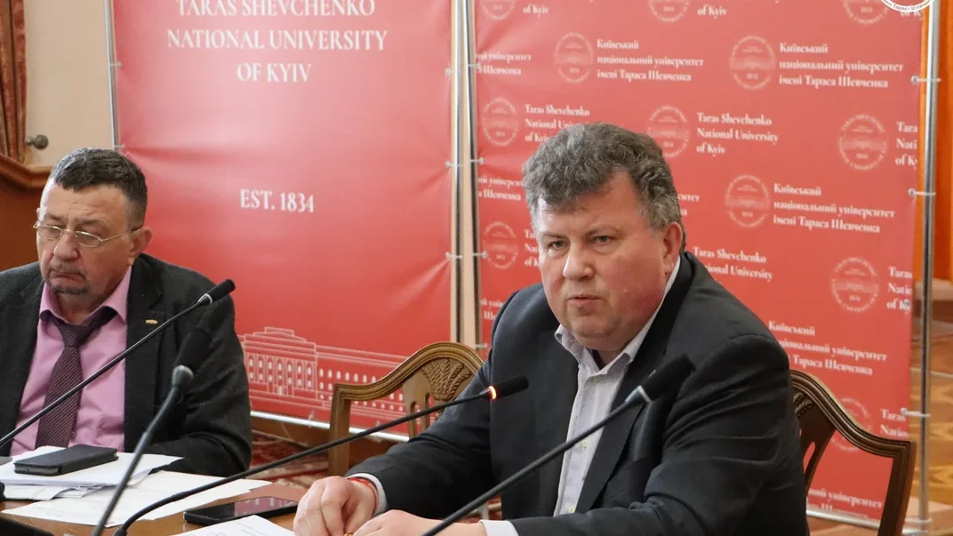 Ректор КНУ імені Тараса Шевченка Володимир Бугров