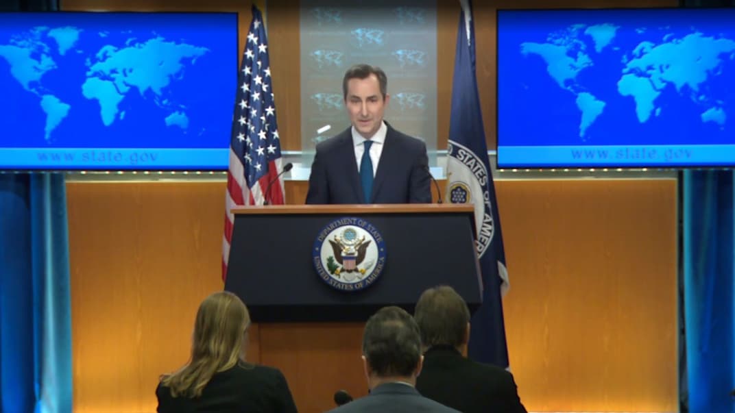 Представитель Государственного департамента США Мэтью Миллер на брифинге 12 марта 2024 года