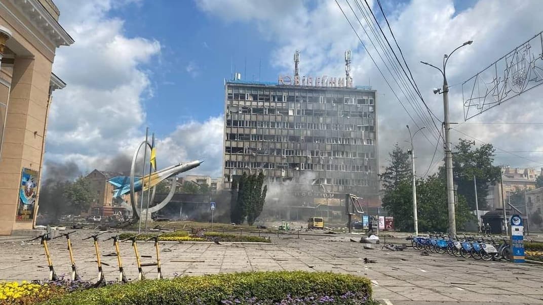 Наслідки ракетного обстрілу по Вінниці, 14 липня 2022 року