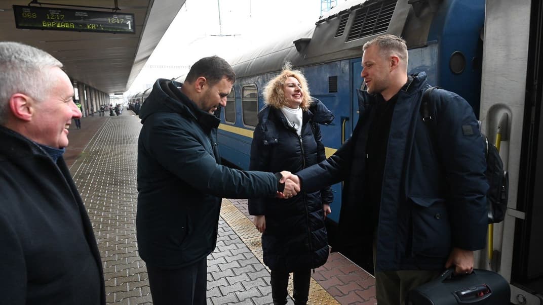 Глава МЗС Литви приїхав з офіційним візитом до Києва, 25 січня 2024 року