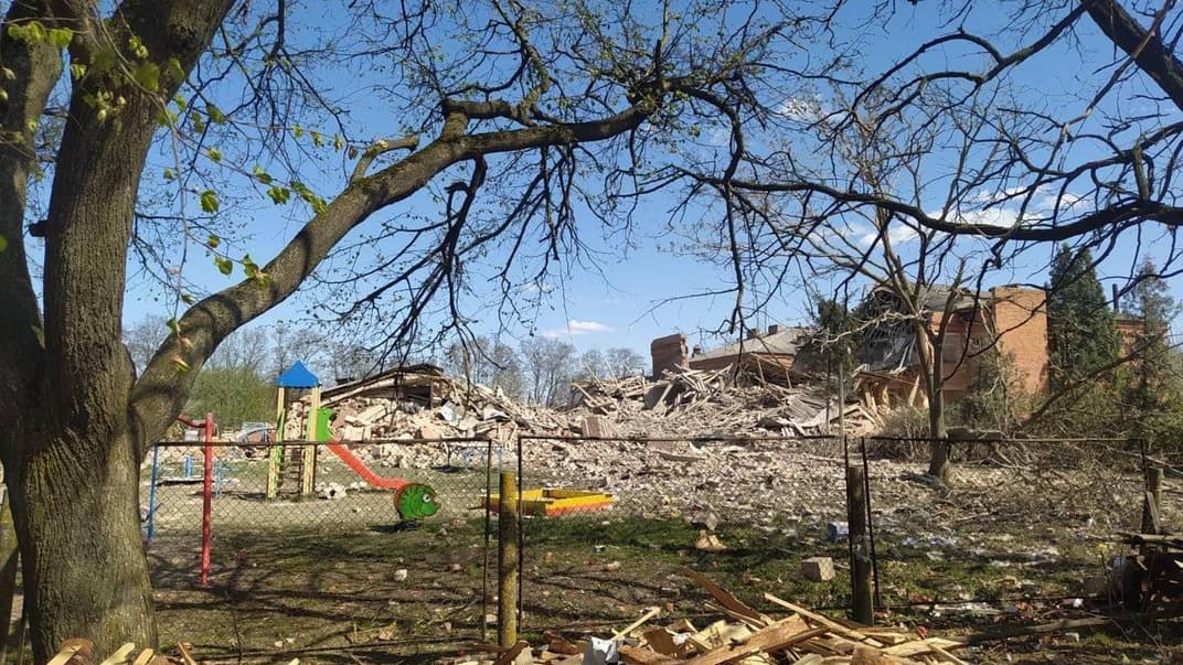 російська армія завдала авіаудару по прикордонню Чернігівської області, 1 травня 2023 року