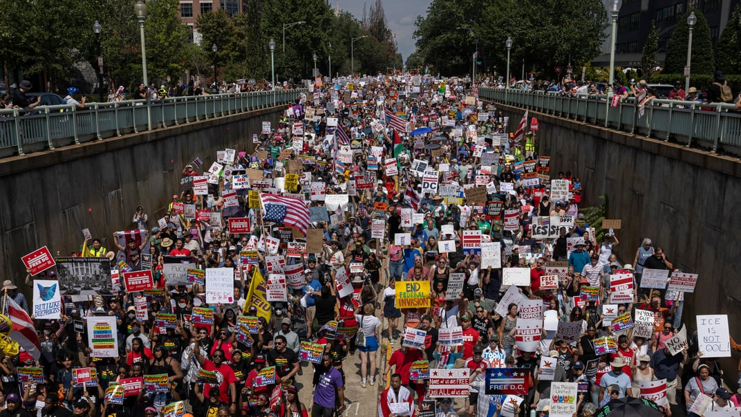 Протест у Вашингтоні, 6 вересня 2025 року