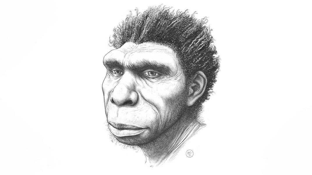 Художнє відтворення Homo bodoensis