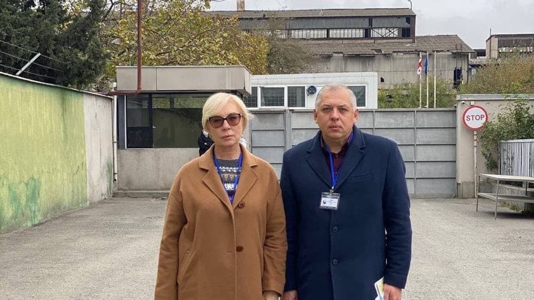 Уповноважена Верховної Ради з прав людини Людмила Денісова приїхала у грузинську в'язницю