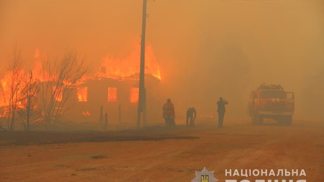 Пожары в Житомирской области