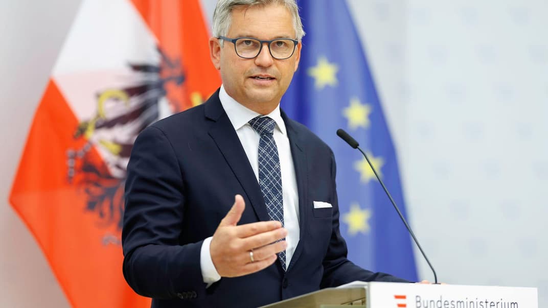 Министр финансов Австрии Магнус Бруннер