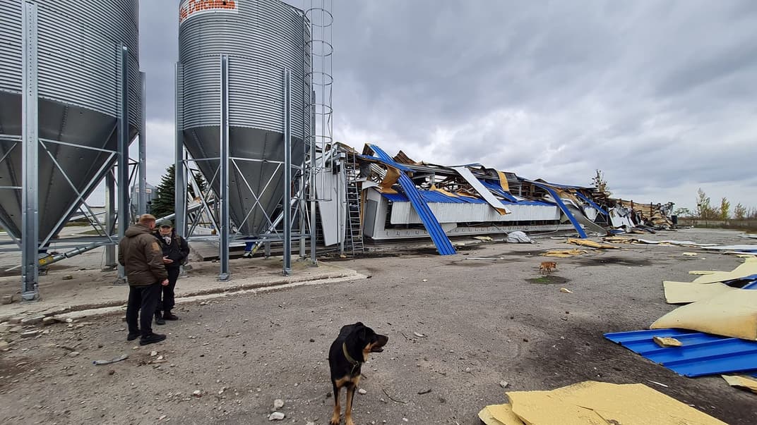 Птицефабрика, которую обстреливали россияне