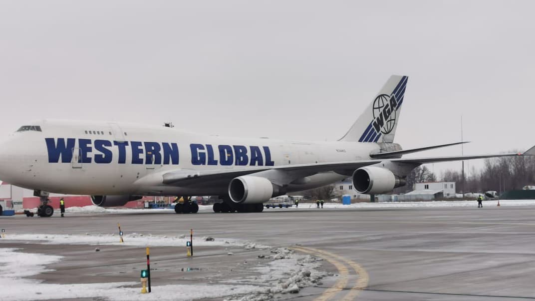 Сьомий літак з американською військовою допомогою для України, аеропорт «Бориспіль», 3 лютого 2022 року