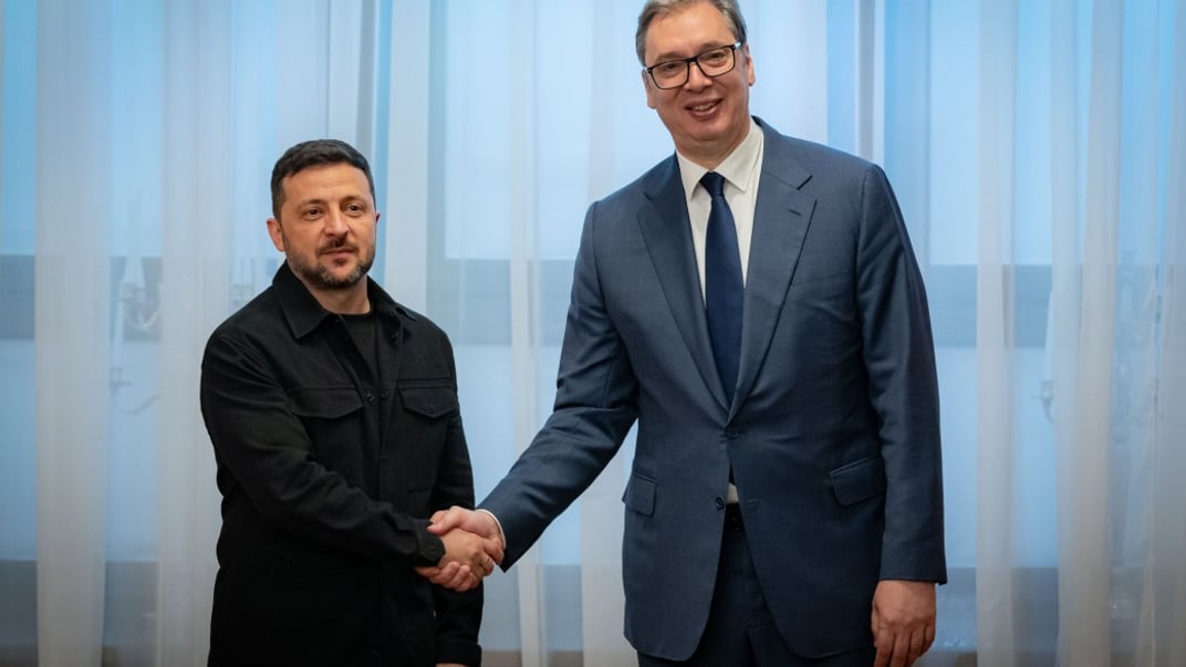 Ілюстративне фото. Президент України Володимир Зеленський із президентом Сербії Александром Вучичем