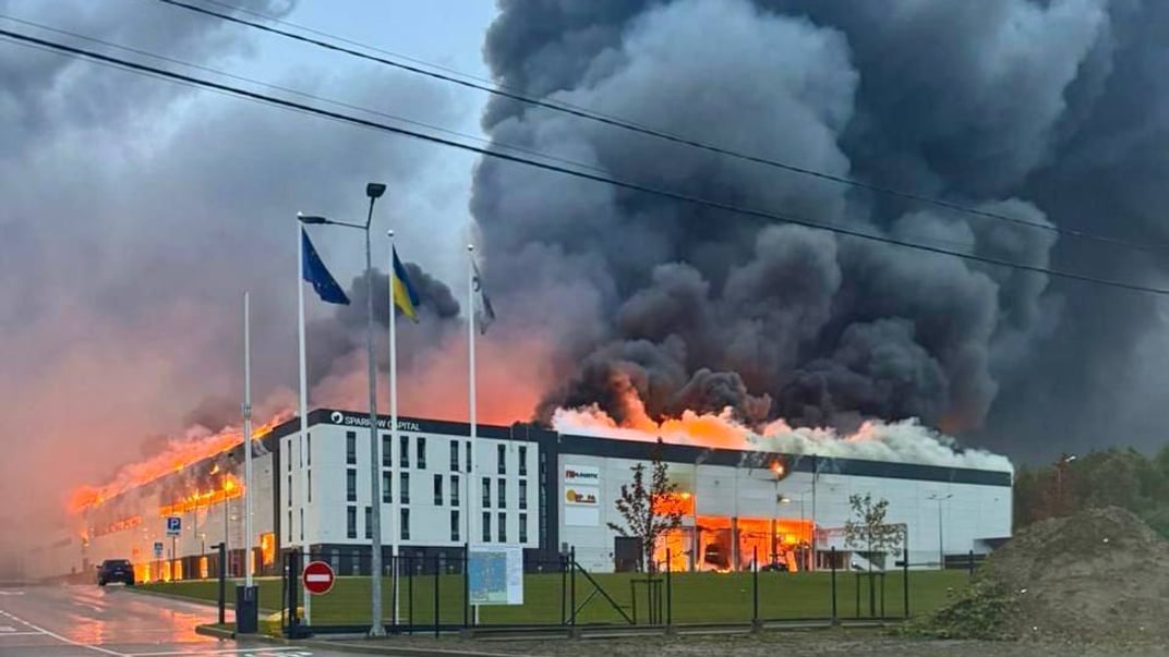 Пожежа в індустріальному парку Sparrow