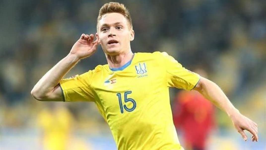 Футболист Виктор Цыганков, который забил гол в ворота испанцев