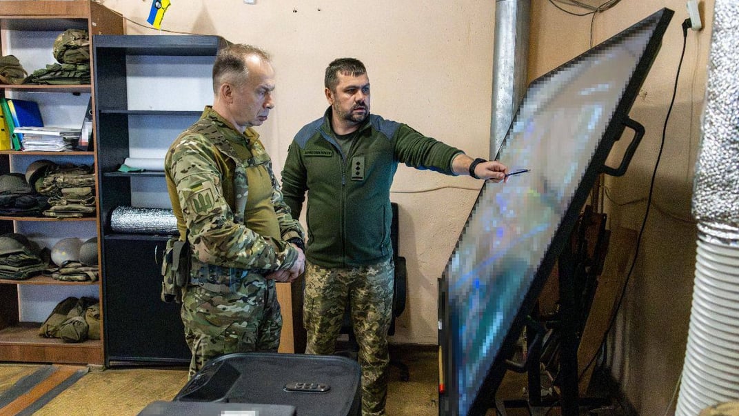 Главнокомандующий ВСУ Александр Сырский посетил Южно-Слобожанское направление