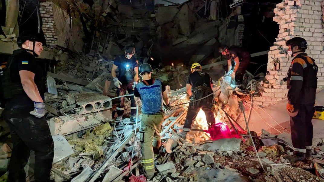 Наслідки удару по Кривому Рогу