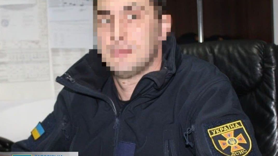 Підозрюваний керівник підрозділу ДСНС з Мелітополя 