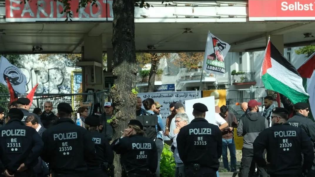 Пропалестинская акция в Берлине