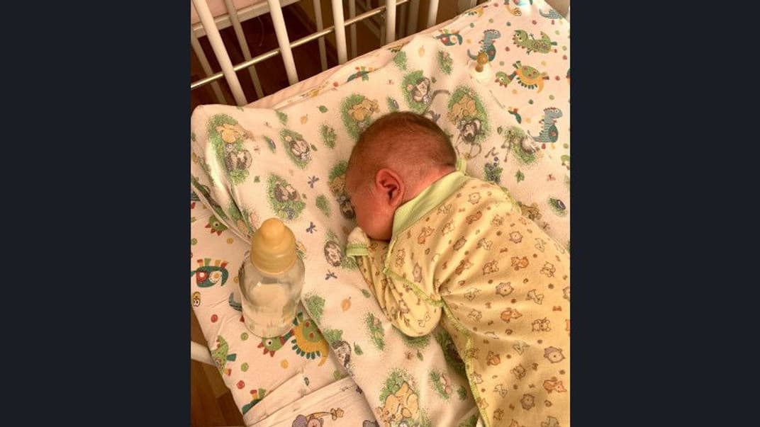 Ребенок, найденный на 20-градусном морозе