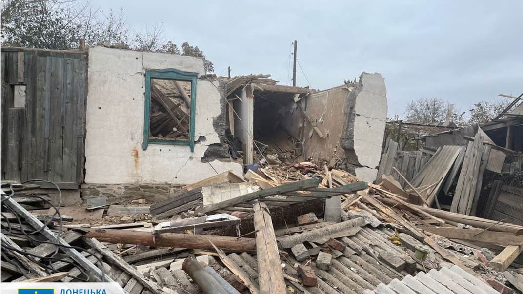 Наслідки обстрілів Донеччини 22 жовтня 2023 року