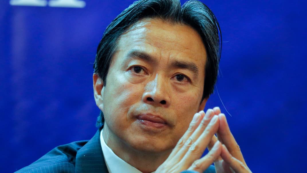 Посол Китаю в Ізраїлї Ду Вей у китайському посольстві в Україні, 30 серпня 2019 року