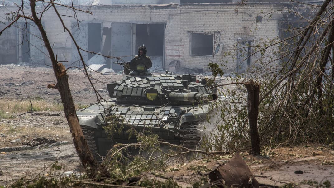 Українські військові під час боїв у Сєвєродонецьку, 8 червня 2022 року