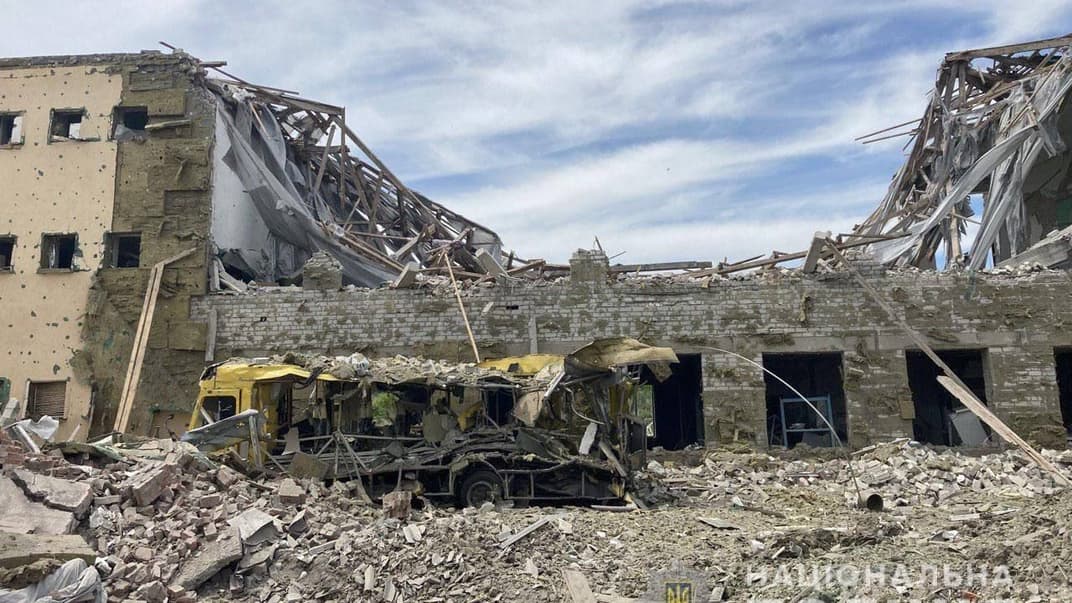 Последствия обстрелов Донецкой области