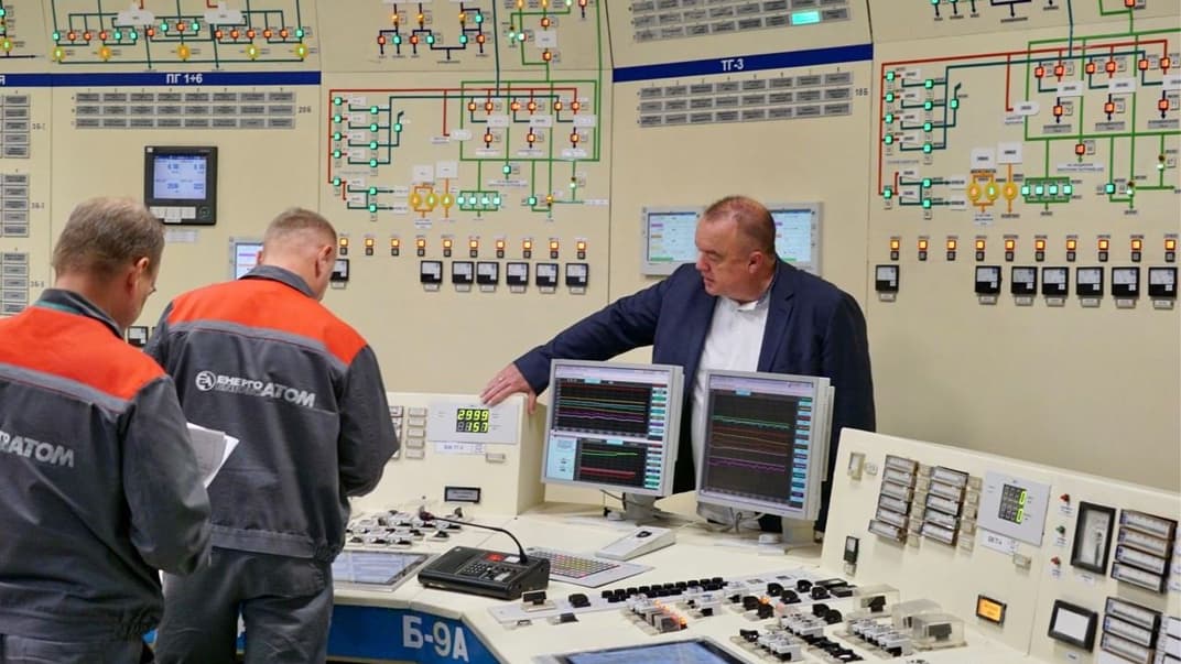 Президент «Енергоатому» Петро Котін перевіряє відремонтований енергоблок