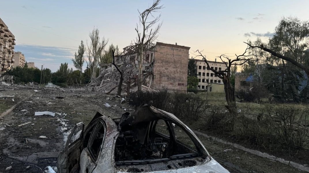 Селидово после российского авиаудара 8 августа 2024 года