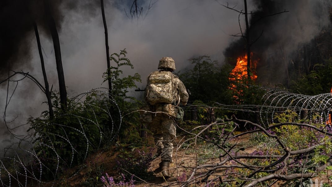 Иллюстративное фото. Украинский военный