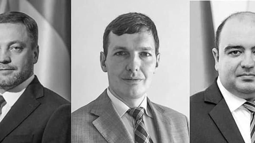 Денис Монастырский (слева), Евгений Енин (посередине) и Юрий Лубкович