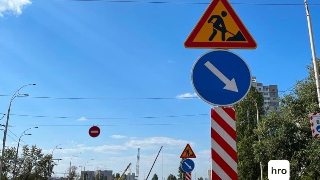 Будівництво нової розв’язки в Оболонському районі Києва