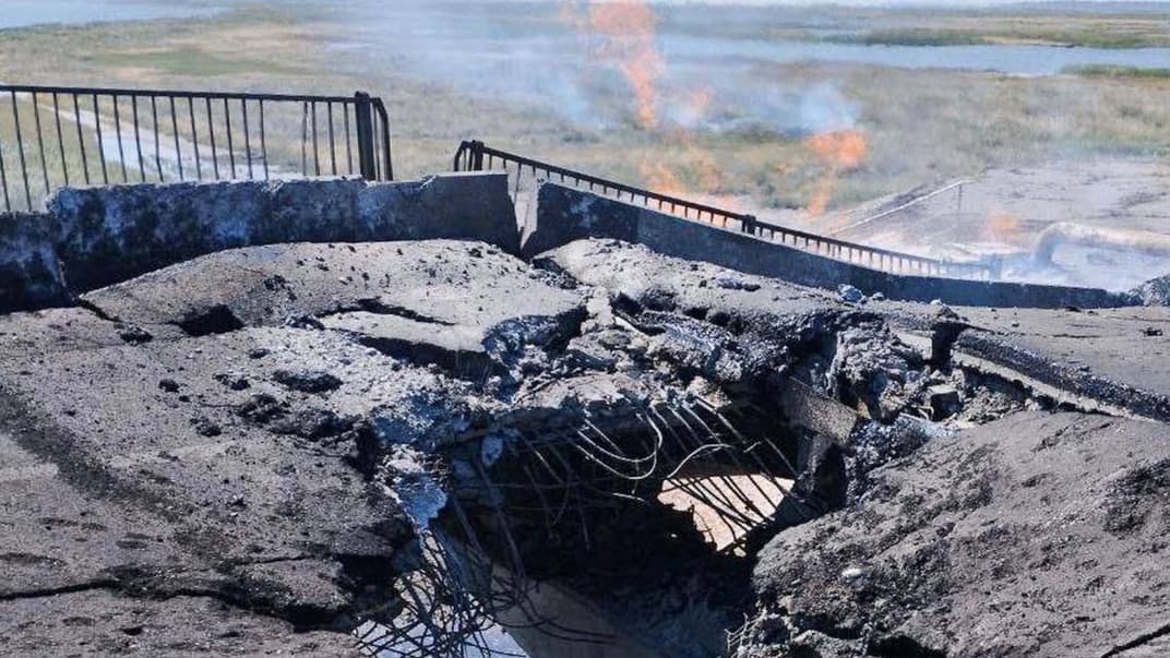 Наслідки удару по Генічеському мосту, 6 серпня 2023 року 