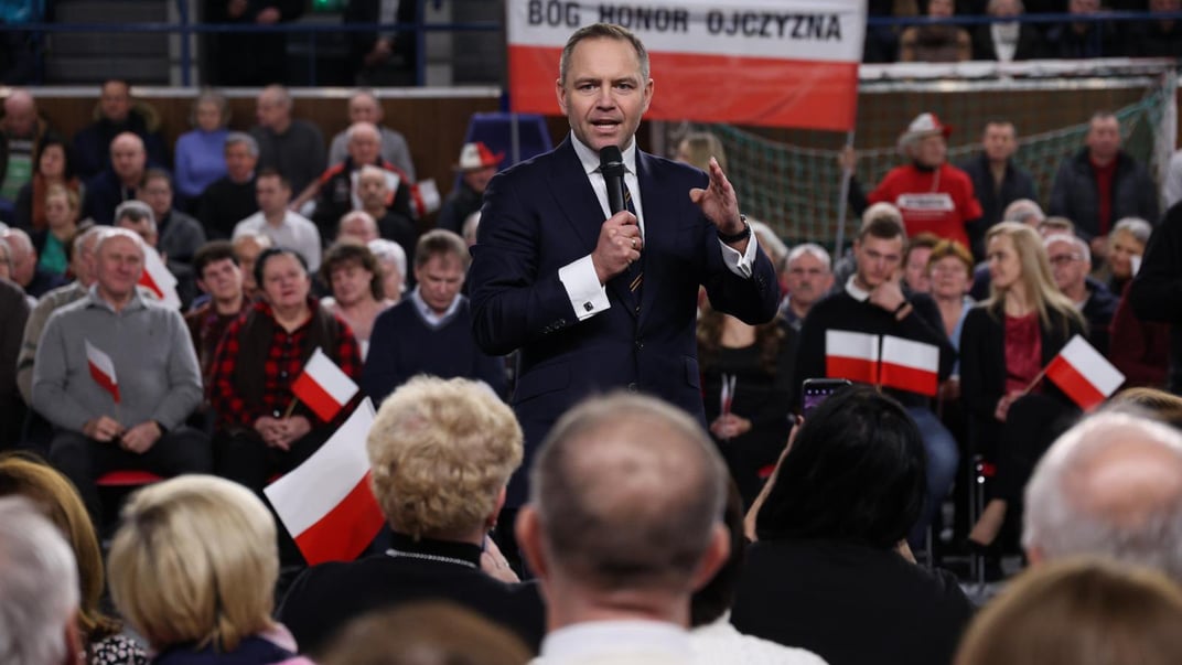 Кандидат в президенты Польши Кароль Навроцкий