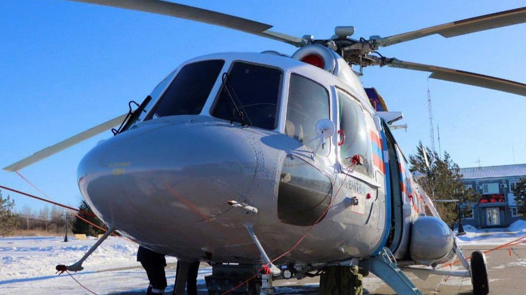 Иллюстративная фотография. Ми-8 нового поколения на службе МЧС россии