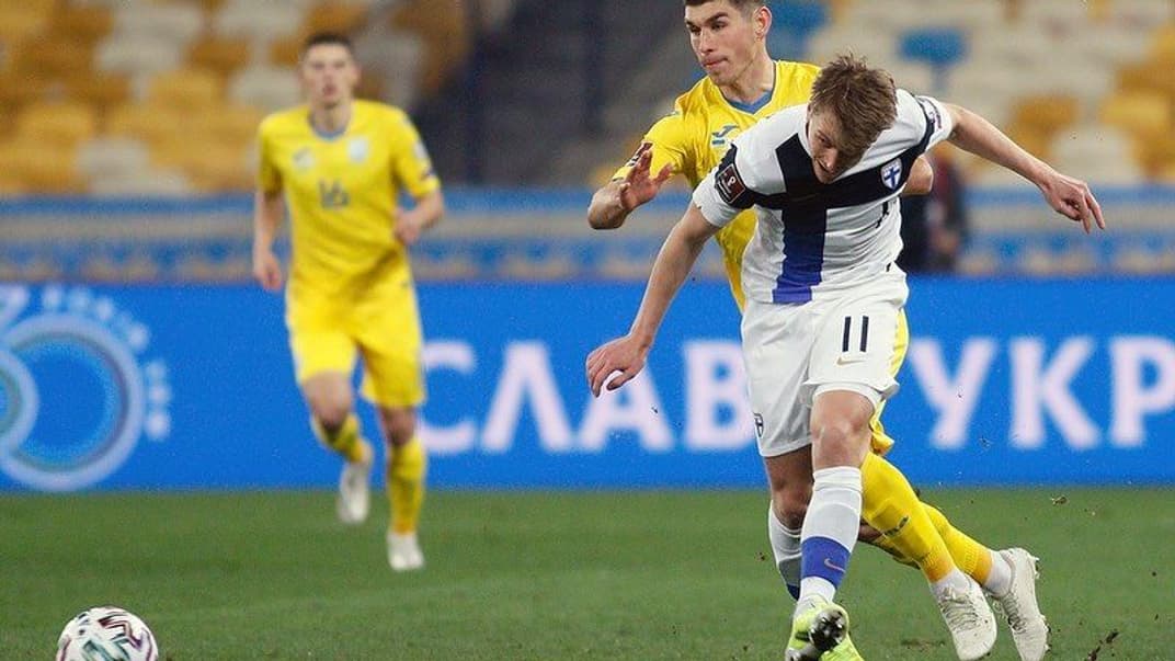Отбор на Чемпионат мира по футболу: сборная Украины сыграла вничью против Финляндии