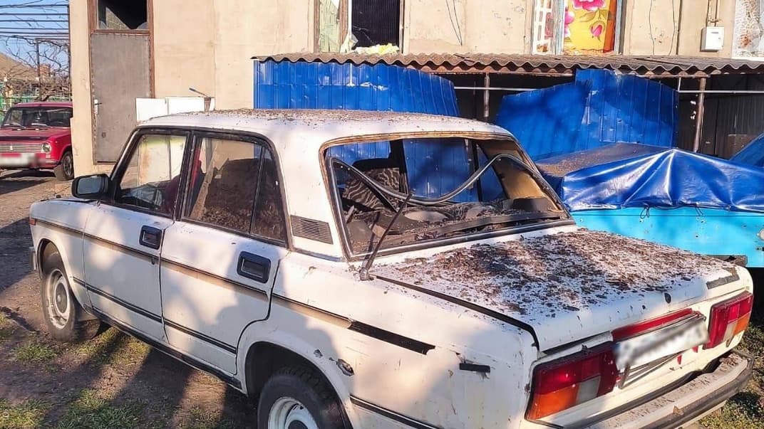 Наслідки російських обстрілів у Нікопольському районі Дніпропетровщини, 10 березня 2023 року