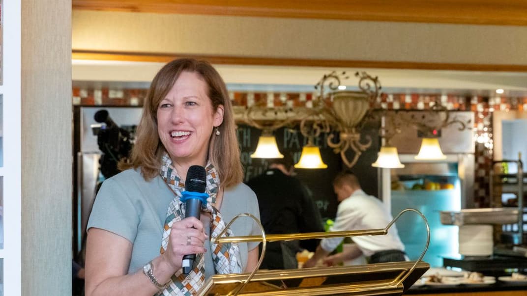 Заступниця глави місії США в Україні Крістіна Квін стала тимчасовою повіреною у справах США в Україні (на фото — Крістіна Квін у Києві, 4 червня 2019 року)