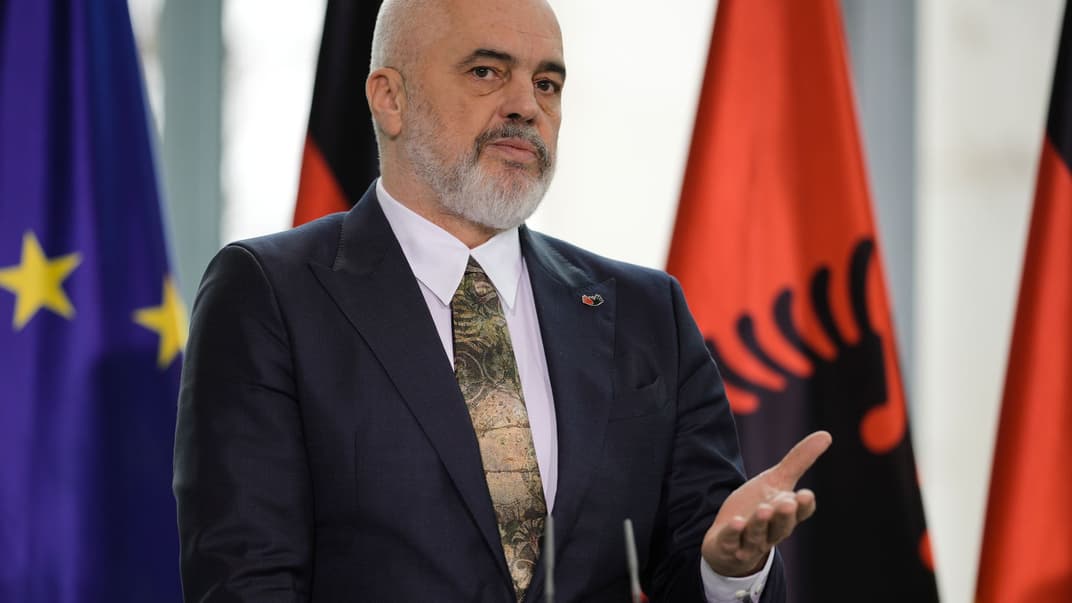 Премьер-министр Албании Эди Рама в Берлине, 7 марта 2023 года