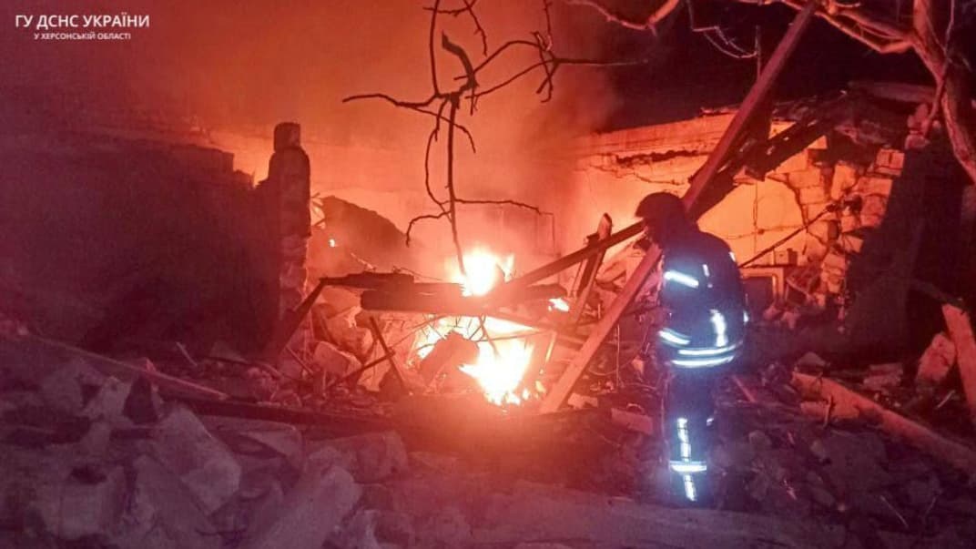 Последствия атаки российских войск на Херсонскую область, ночь на 27 декабря 2023 года