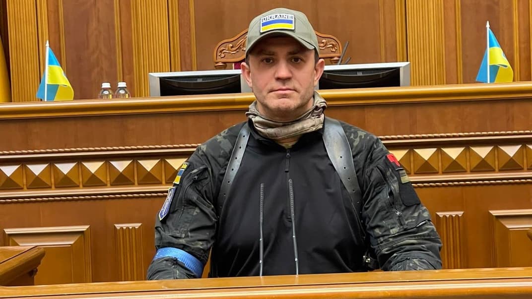 Николай Тищенко в Верховной Раде, 25 марта 2022 года