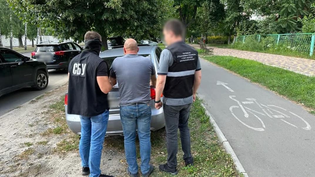 Задержание подозреваемого военного комиссара в Полтавской области