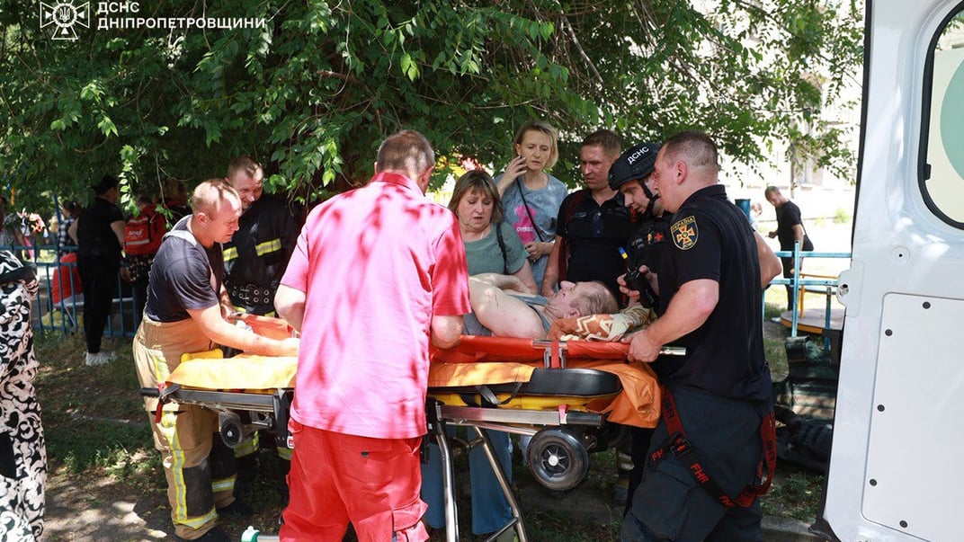 Наслідки російських обстрілів у Дніпрі, 24 червня 2025 року