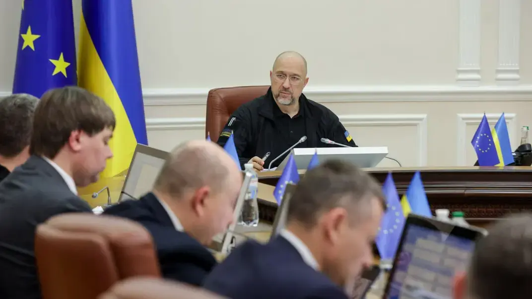 Засідання уряду України на чолі з прем'єр-міністром Денисом Шмигалем